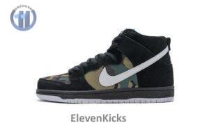 BQ6826-001 Nike SB Dunk High Pro Camo Black