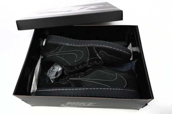Travis Scott x Air Jordan 1 Low Black Phantom - Image 3