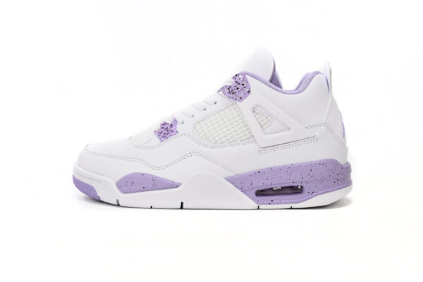 Air Jordan 4 White Purple Oreo