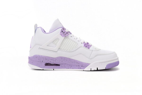 Air Jordan 4 White Purple Oreo - Image 2